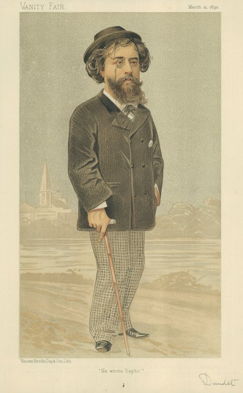 Alphonse Daudet by Jean Baptiste Guth