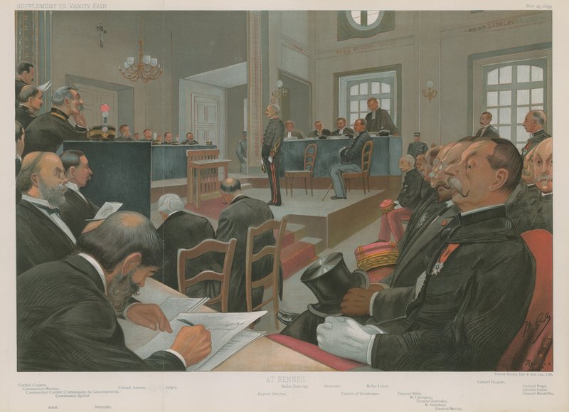The Trial of Dreyfus by Jean Baptiste Guth
