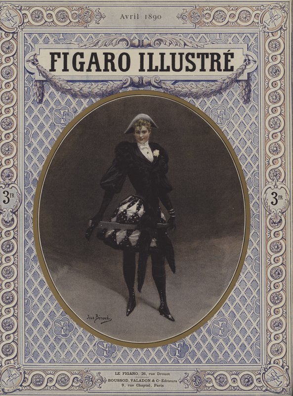 Harlequin End of Century by Jean Beraud