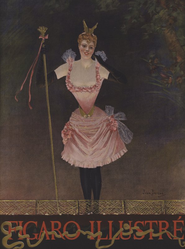 Cover of Le Figaro Illustré, December 1891 by Jean Beraud
