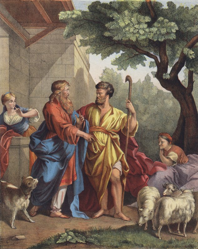 Covenant of Jacob and Laban by Jean Bernard after Restout