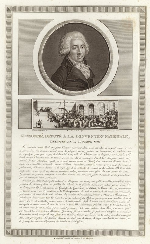 Portrait of Armand Gensonne by Jean Duplessi Bertaux