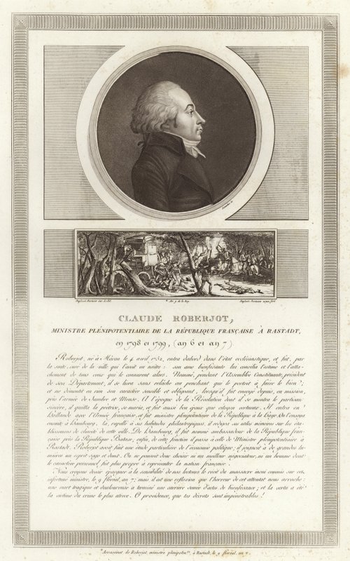 Portrait of Claude Roberjot by Jean Duplessi Bertaux