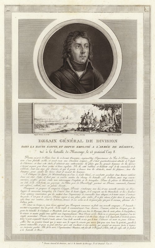 Portrait of Louis Desaix by Jean Duplessi Bertaux