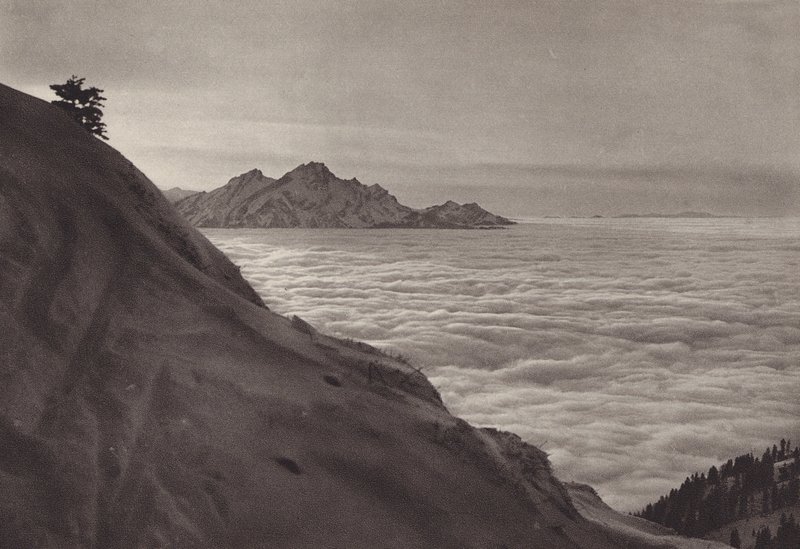 Rigi Kulm, Above the Sea of Fog by Jean Gaberell