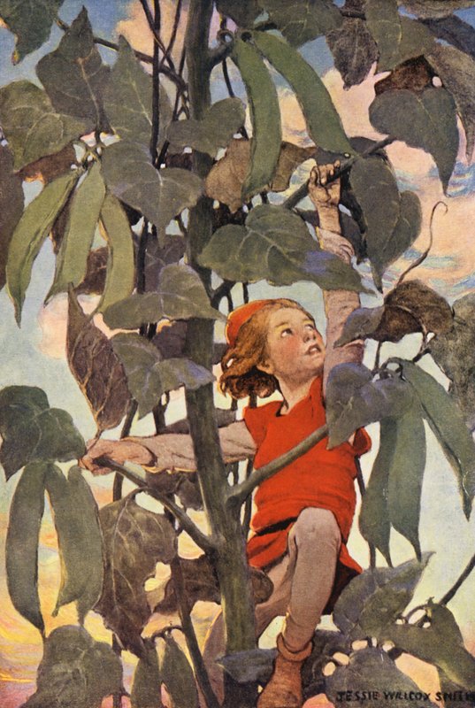 Jack And The Bean-Stalk by Jessie Willcox Smith