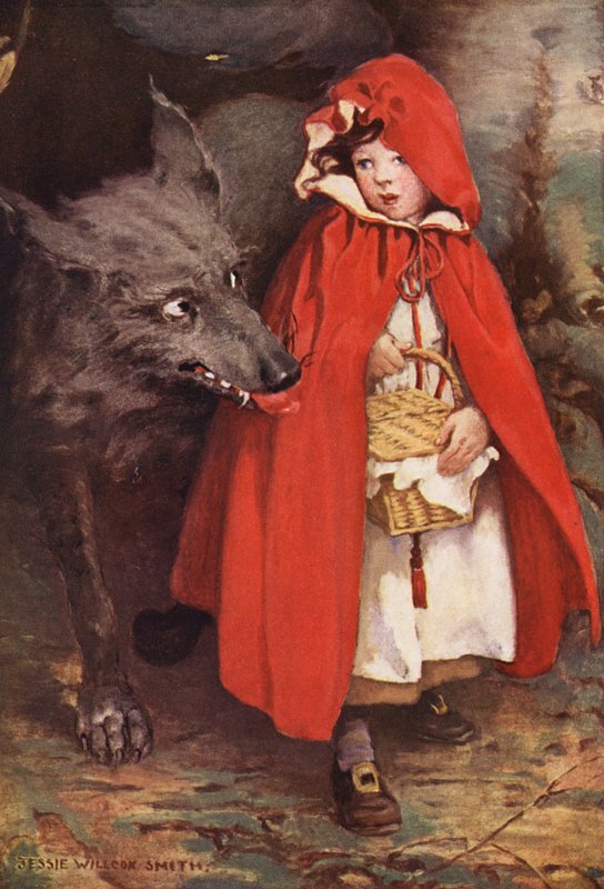 Red Riding Hood by Jessie Willcox Smith