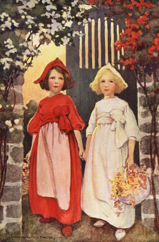 Snow White and Rose-Red by Jessie Willcox Smith