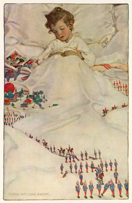 The Land Of Counterpane by Jessie Willcox Smith