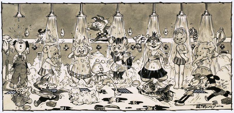 Animals Showering by Jesus Blasco