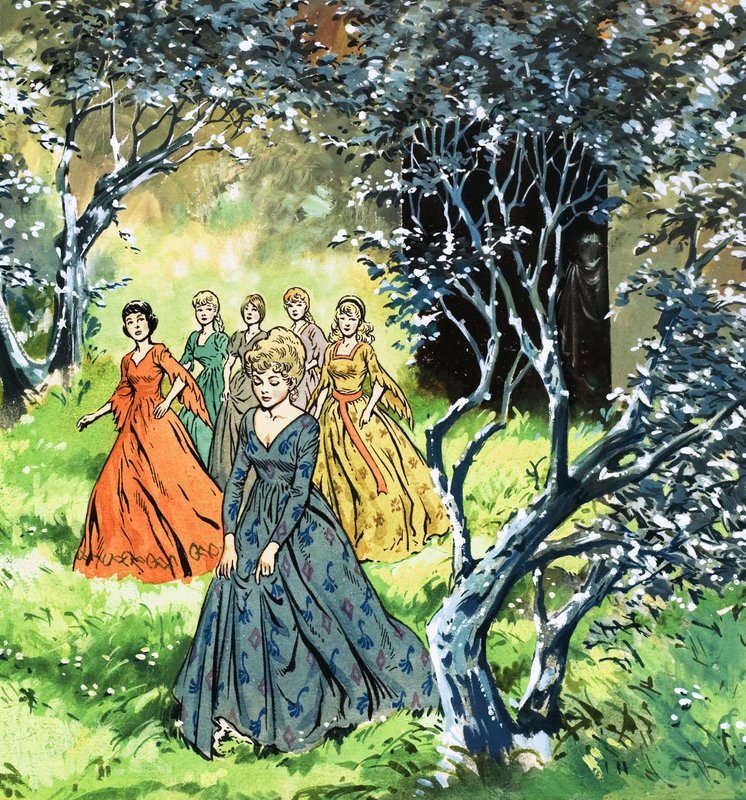 The Dancing Princesses by Jesus Blasco