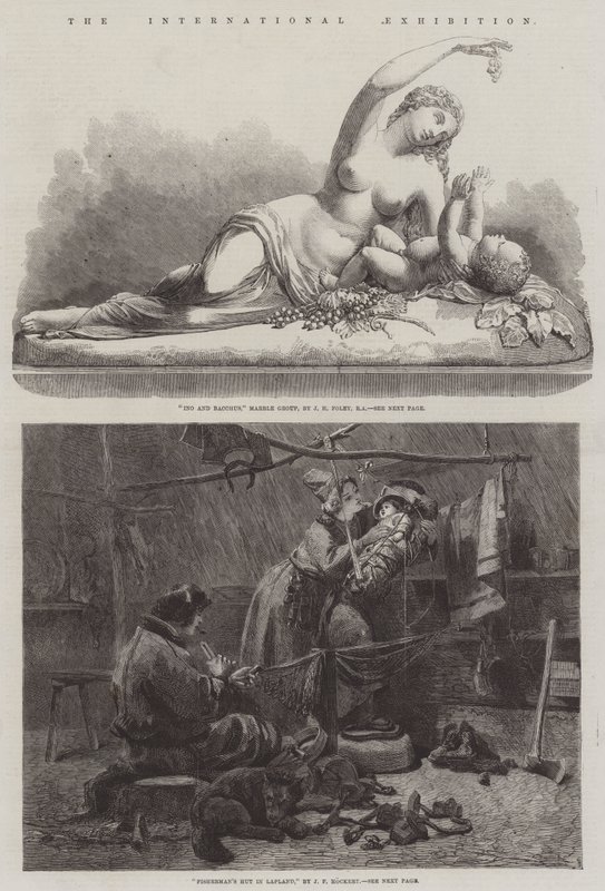 The International Exhibition (engraving) by Johan Fredrik Hockert