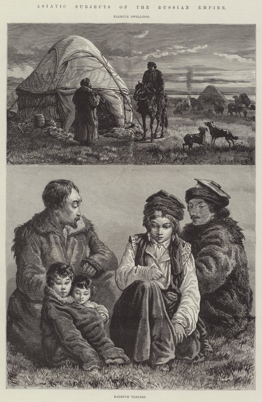 Asiatic Subjects of the Russian Empire by Johann Nepomuk Schonberg