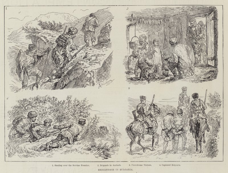 Brigandage in Bulgaria by Johann Nepomuk Schonberg