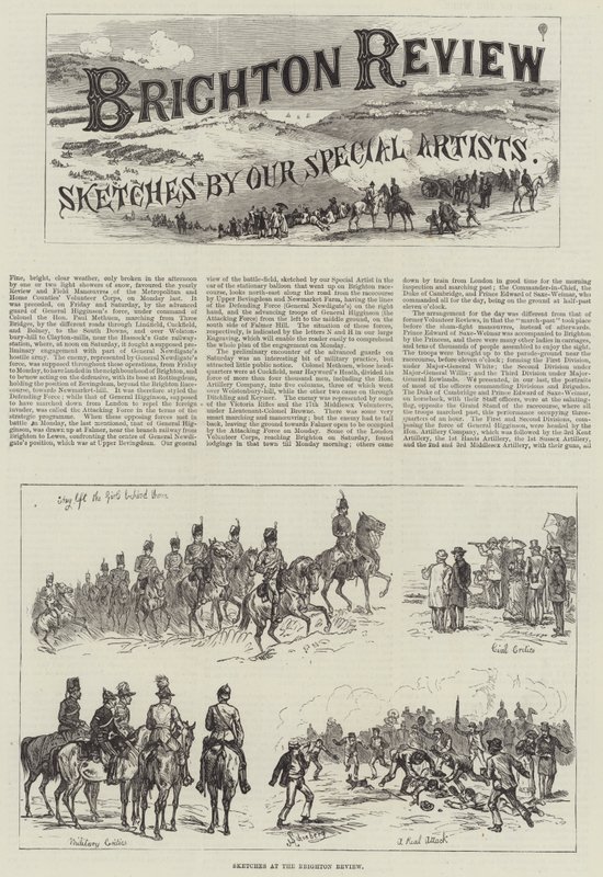 Sketches at the Brighton Review by Johann Nepomuk Schonberg