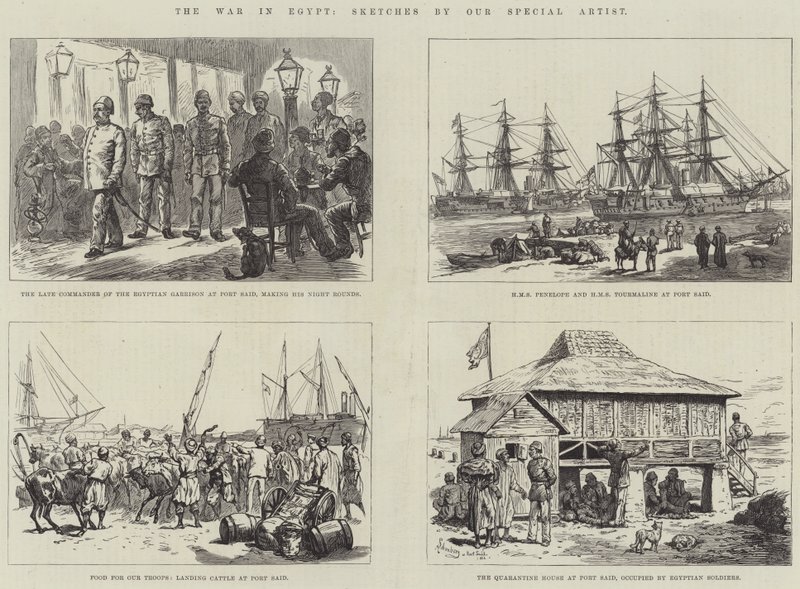 The War in Egypt by Johann Nepomuk Schonberg