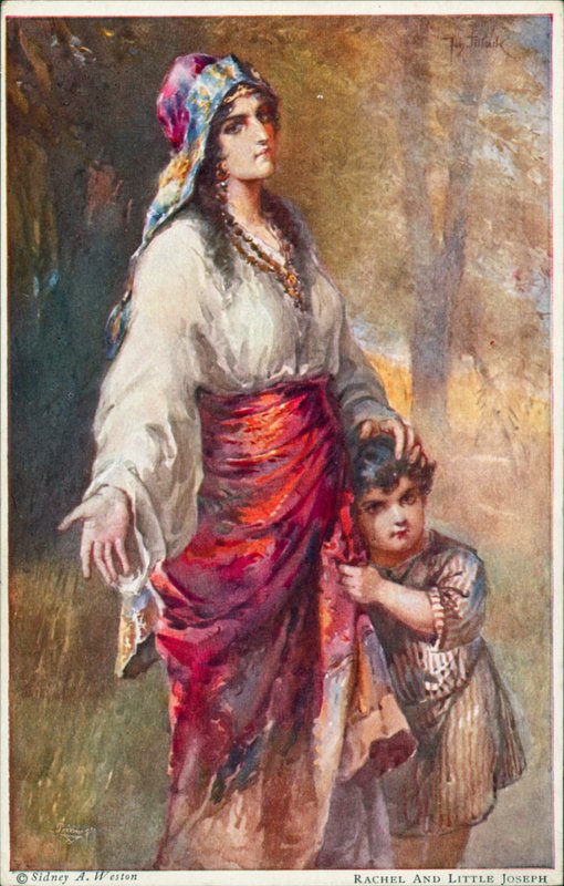 Rachel and Little Joseph by Johannes Adolf Tillack