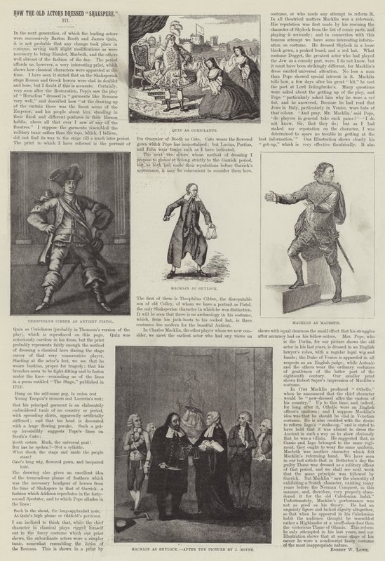 How the Old Actors Dressed Shakespeare by John Boyne