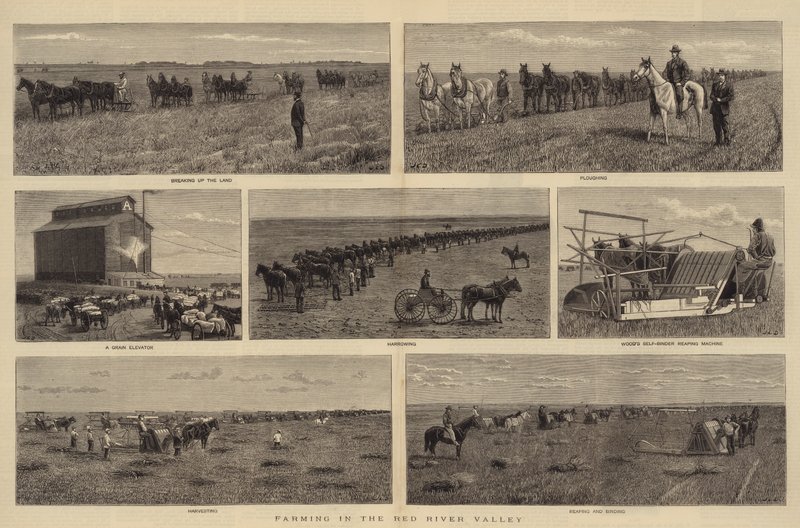 Farming in the Red River Valley by John Charles Dollman