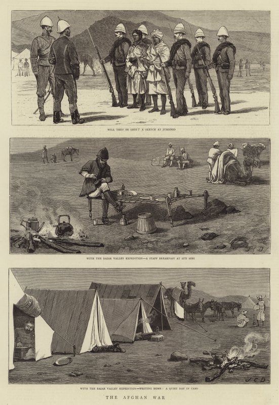 The Afghan War by John Charles Dollman