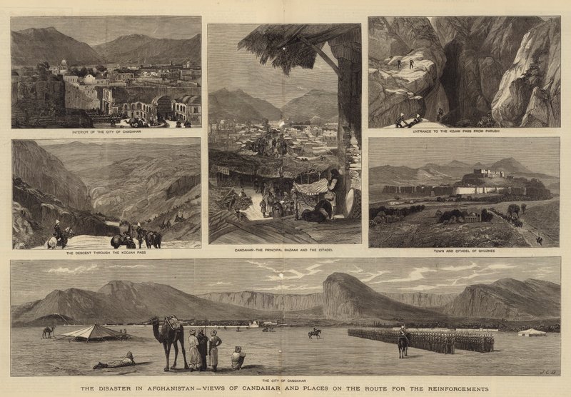 The Disaster in Afghanistan, Views of Candahar and Places on the Route for the Reinforcements by John Charles Dollman