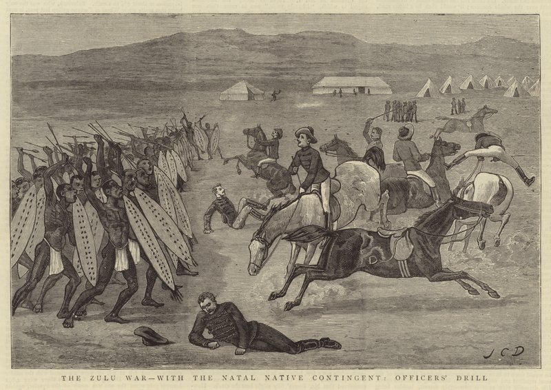 The Zulu War with the Natal Native Contingent, Officers