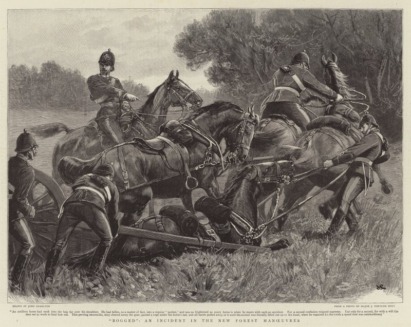 Bogged, an Incident in the New Forest Manoeuvres by John Charlton