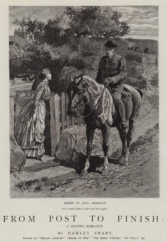 From Post to Finish, a Racing Romance by John Charlton