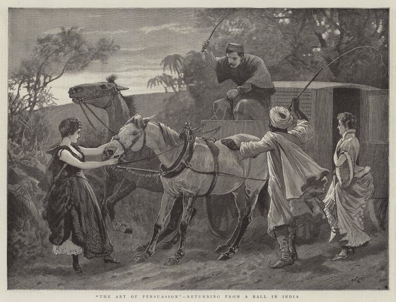 The Art of Persuasion, Returning from a Ball in India by John Charlton
