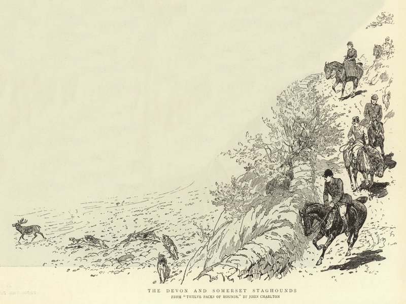 The Devon and Somerset Staghounds by John Charlton