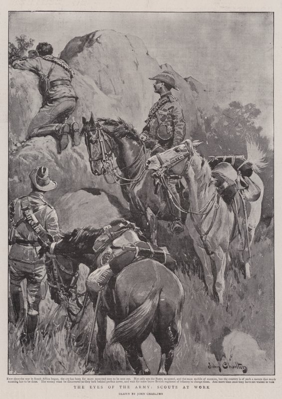 The Eyes of the Army, Scouts at Work by John Charlton