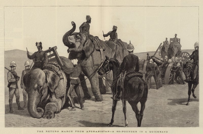 The Return March from Afghanistan, a 40-Pounder in a Quicksand by John Charlton