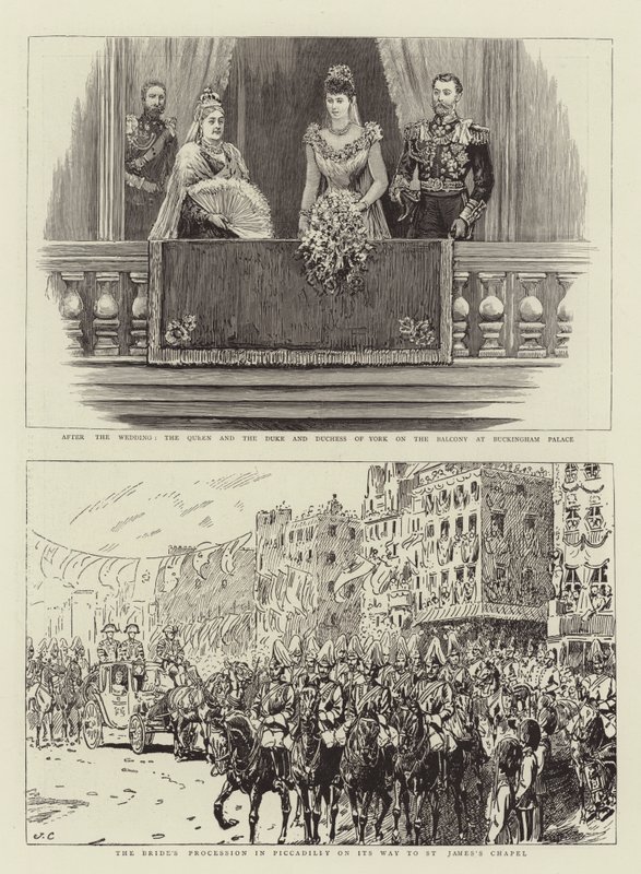 The Wedding of Duke and Duchess of York by John Charlton