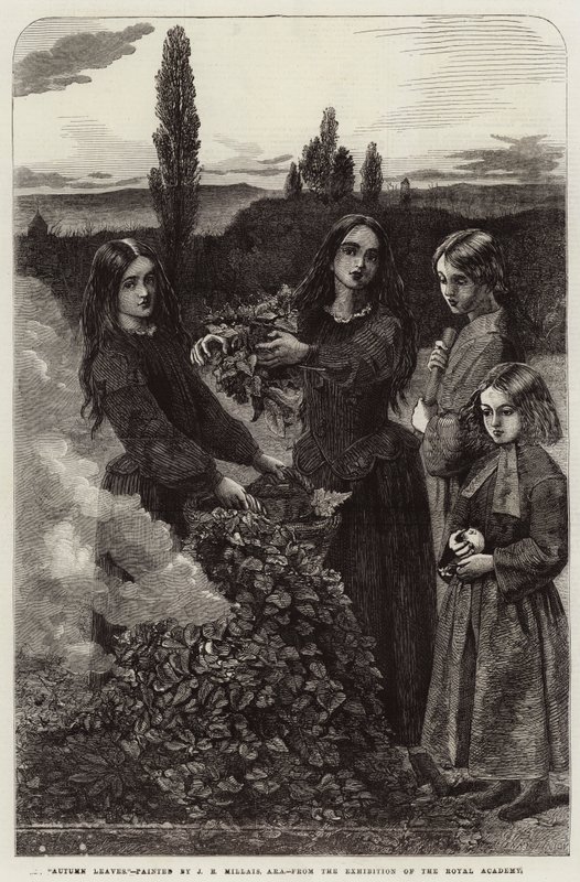 Autumn Leaves by John Everett Millais