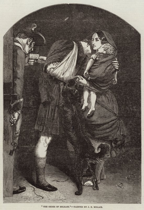 The Order of Release by John Everett Millais