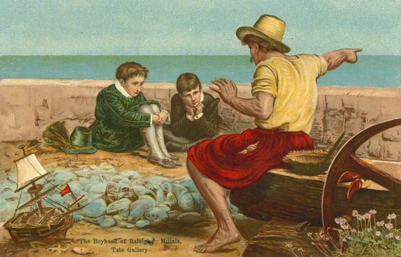 The Boyhood of Sir Walter Raleigh by John Everett Millais