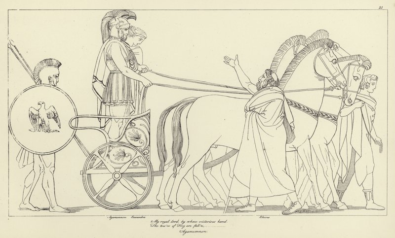 Agamemnon by John Flaxman