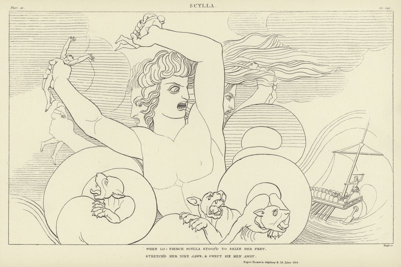 Scylla by John Flaxman