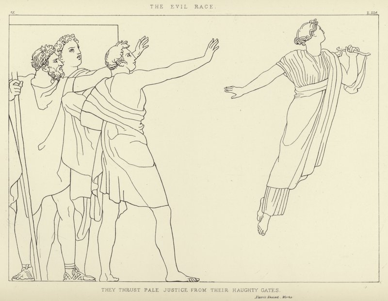 The Evil Race by John Flaxman