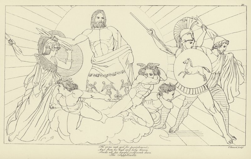 The Supplicants by John Flaxman