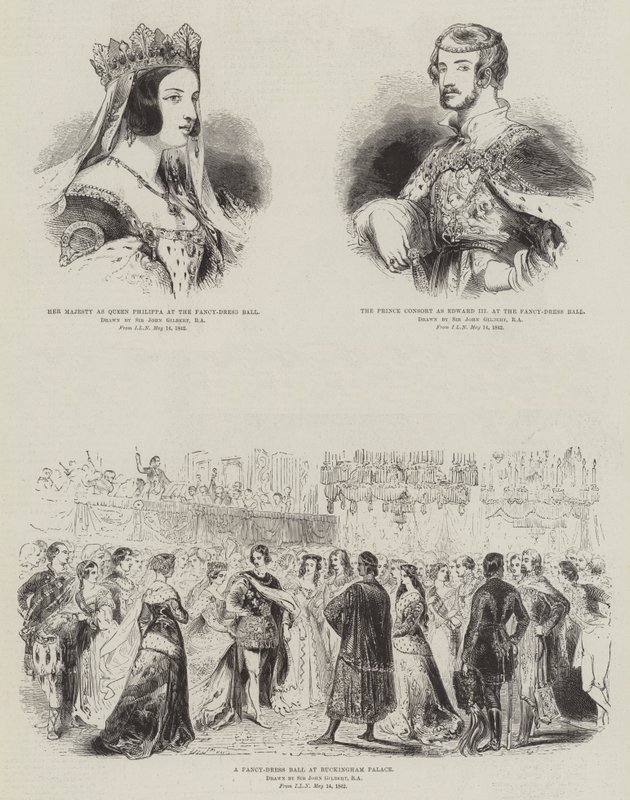 Royal Fancy Dress Ball by John Gilbert