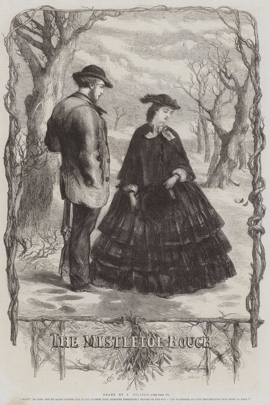 The Mistletoe Bough by John Gilbert