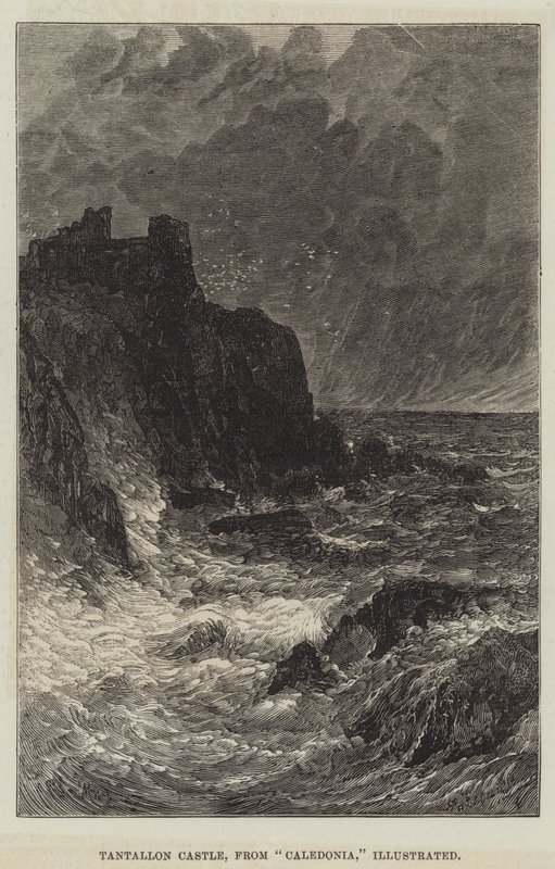 Tantallon Castle, from Caledonia, Illustrated by John MacWhirter