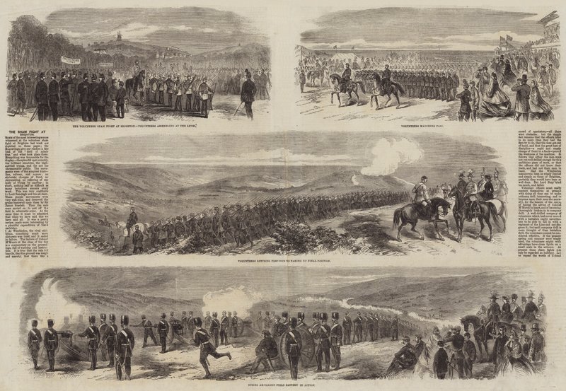 The Sham Fight at Brighton by John Palmer