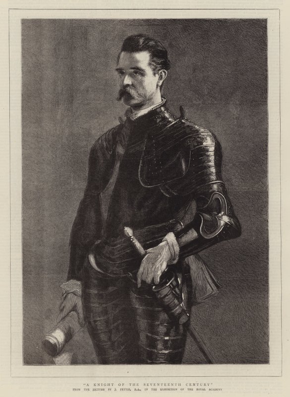 A Knight of the Seventeenth Century by John Pettie
