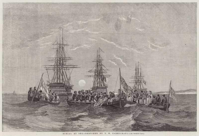 Burial at Sea by John Wilson Carmichael