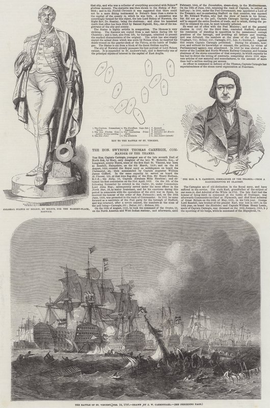 The Battle of St Vincent by John Wilson Carmichael