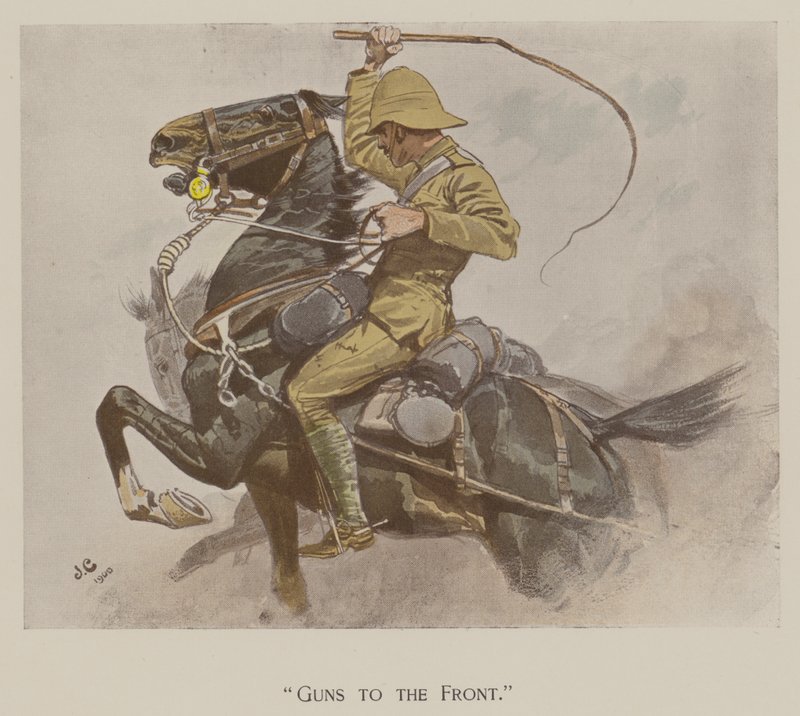 Guns to the Front by John (after) Charlton