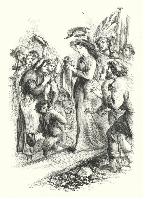 The Landing of the Primrose by John (after) Gilbert