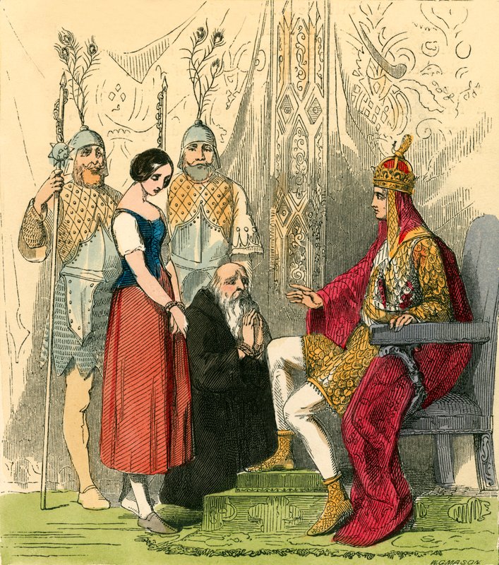 Rosetta brought before the king by John Absolon